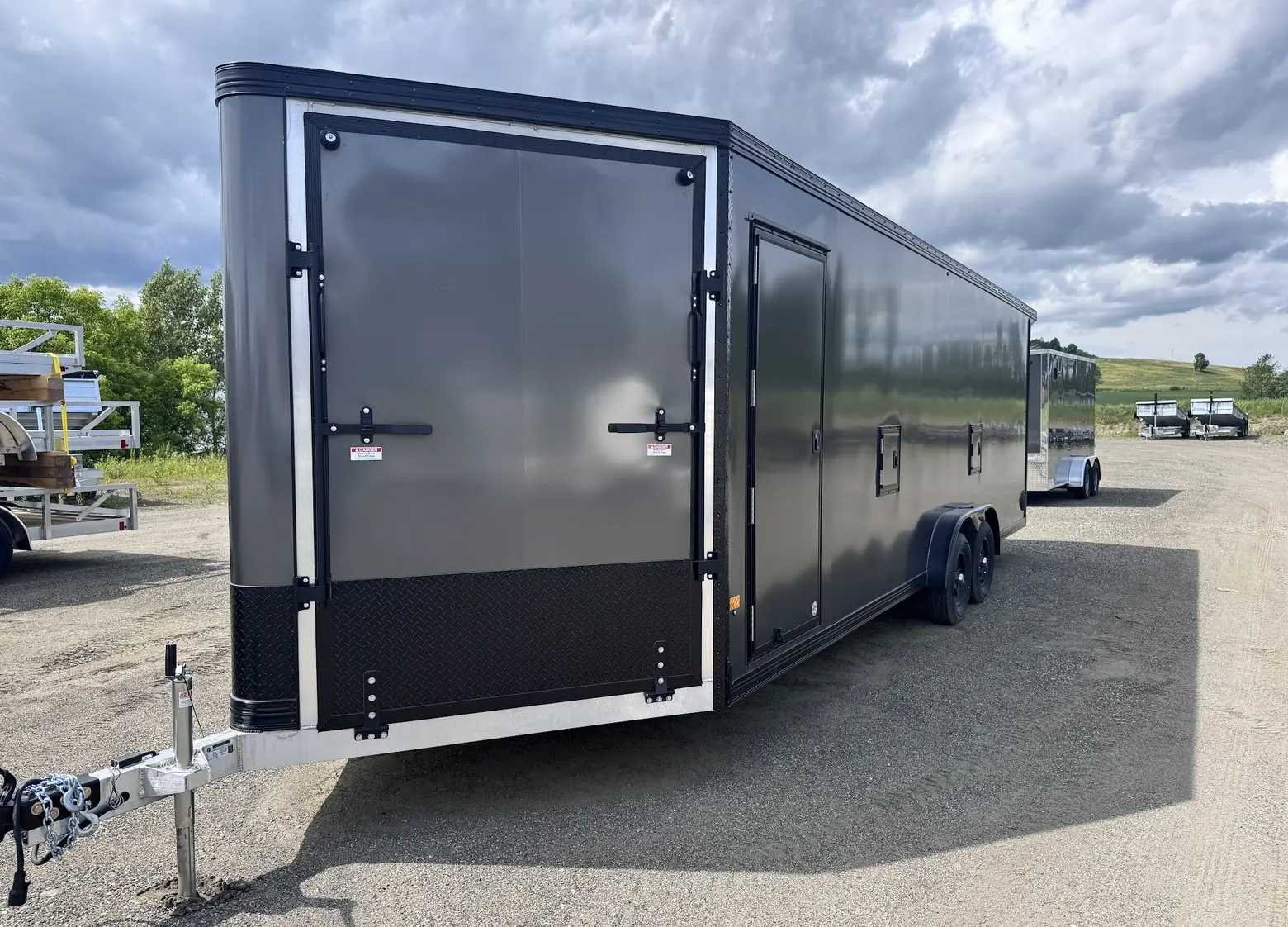 Enclosed Car Hauler for Sale in Derby, VT on the Right Wheels lot in Derby, Vermont